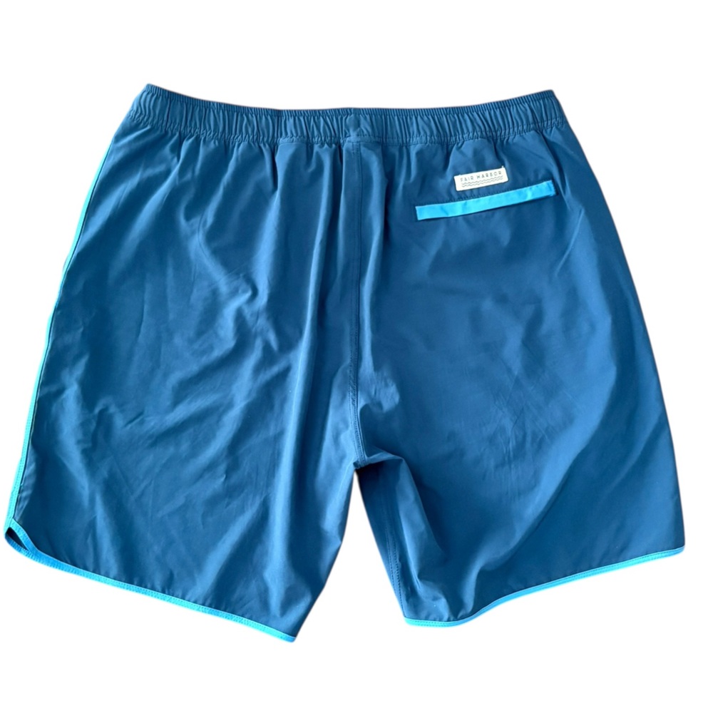 Fair Harbor Men’s Swim Trunks Blue XXL NWOT - Picture 2 of 4